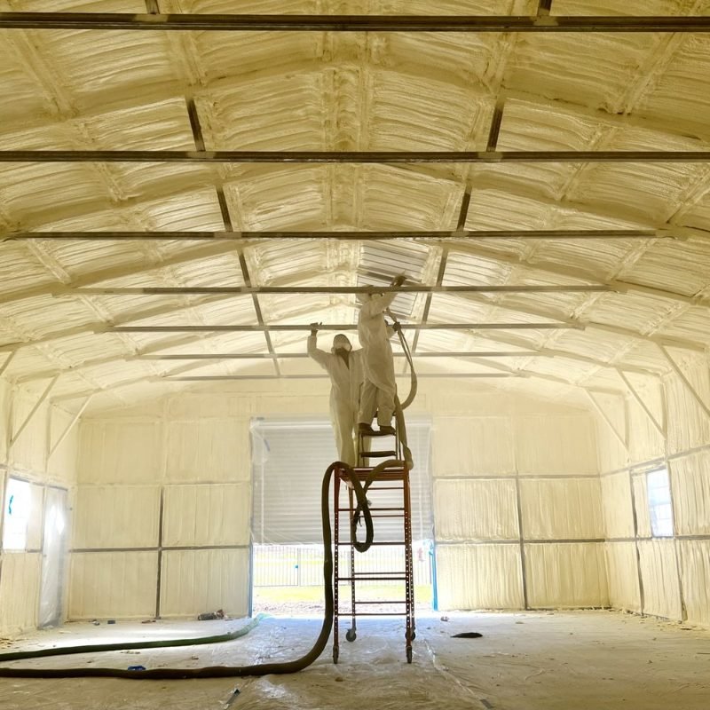 Spray foam insulation project in Terre Haute