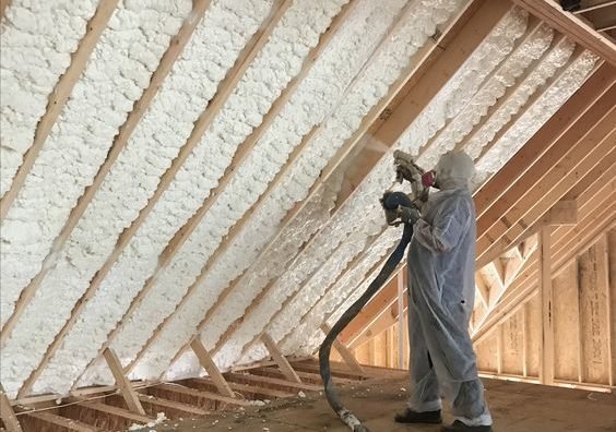 Spray foam insulation project in Terre Haute
