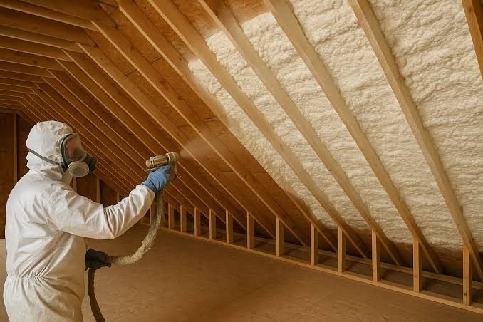 Spray foam insulation project in Terre Haute