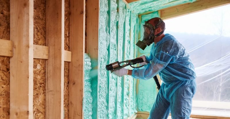 Spray foam insulation project in Terre Haute