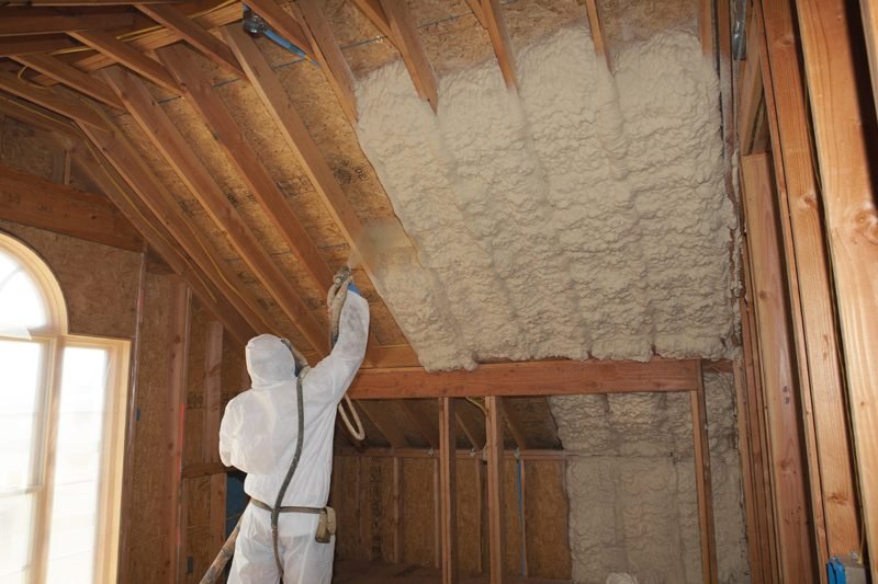 Spray foam insulation project in Terre Haute