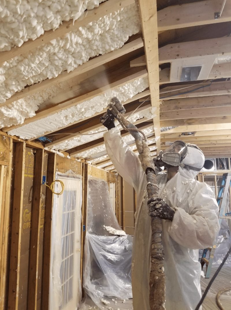 Spray foam insulation project in Terre Haute