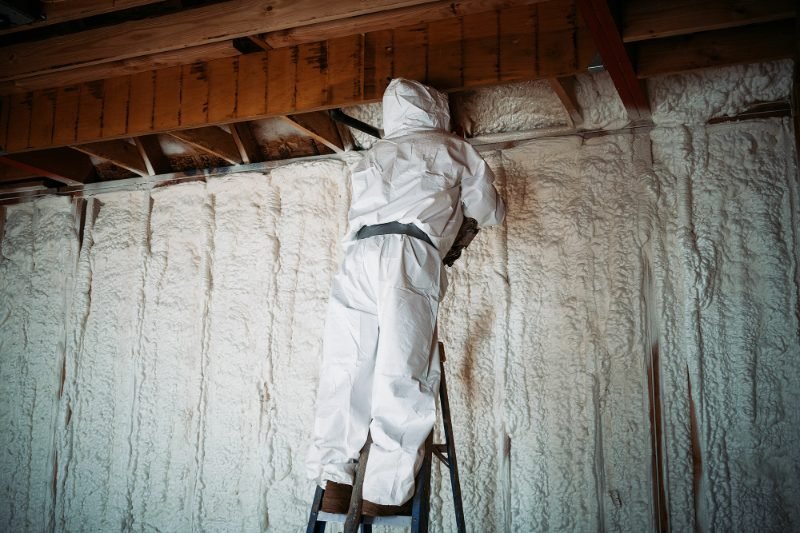Spray foam insulation project in Terre Haute