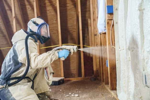 Spray foam insulation project in Terre Haute