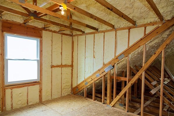 Spray foam insulation project in Terre Haute